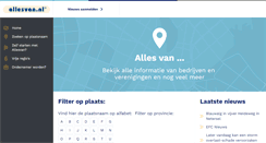 Desktop Screenshot of nederlandseartiesten.allesvan.nl