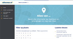 Desktop Screenshot of luchthavens.allesvan.nl