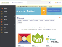 Tablet Screenshot of eersel.allesvan.nl