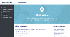 Desktop Screenshot of oldenzaal.allesvan.nl