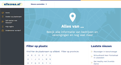 Desktop Screenshot of lelystad.allesvan.nl